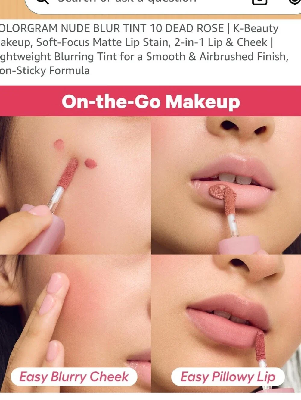 Colorgram Red Bomb Nude Blur Tint - Dead Rose #10